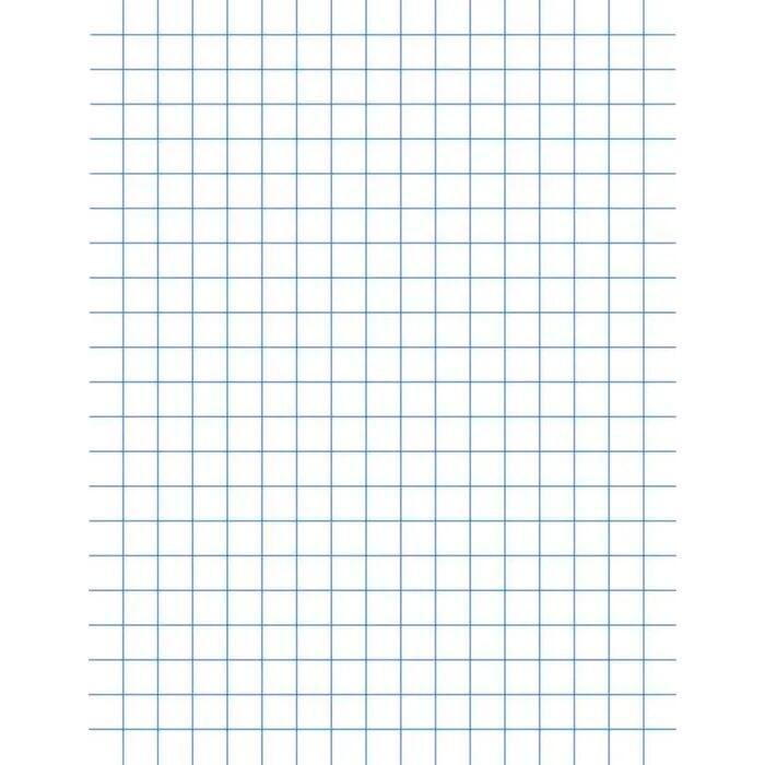 School Smart Graph Paper, 8-1/2 x 11 Inches, 1/4 Inch Rule, White, 500 Sheets 085277